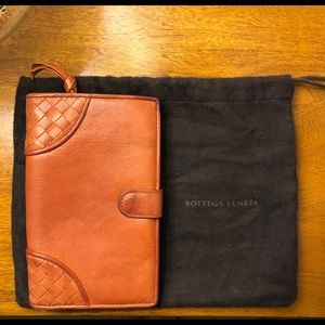 Bottega Veneta Rust Color Leather Wallet